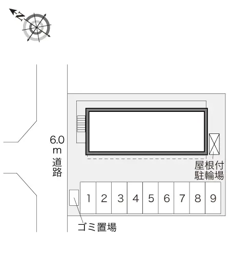 ★手数料０円★八戸市湊高台６丁目　月極駐車場（LP）